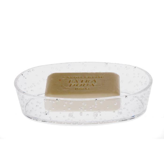 SPIRELLA Porte savon Ice - 3,5x15x9cm - Transparent