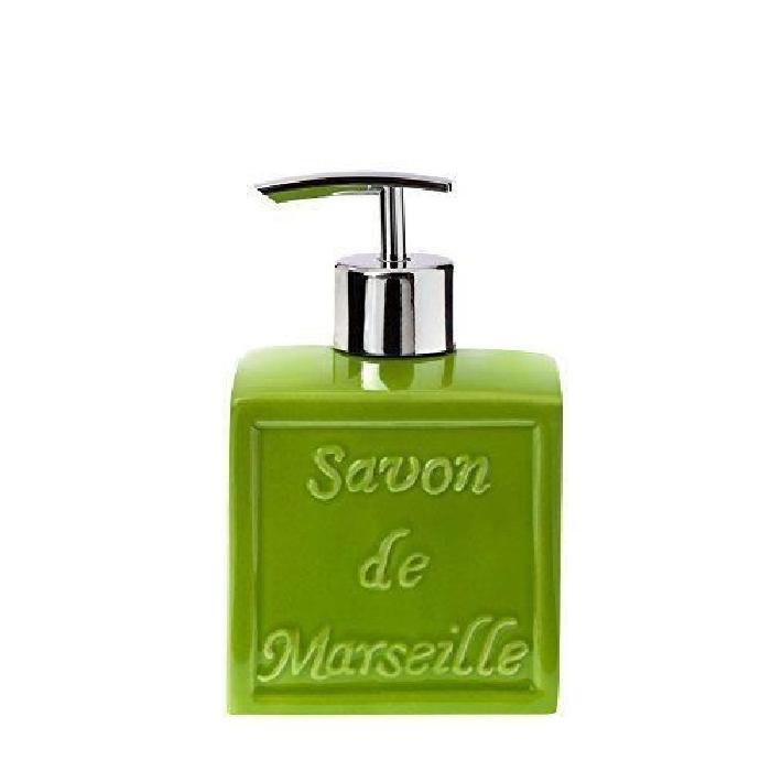 SAVON DE MARSEILLE Distributeur de savon - 15,5x9x9cm - Kiwi