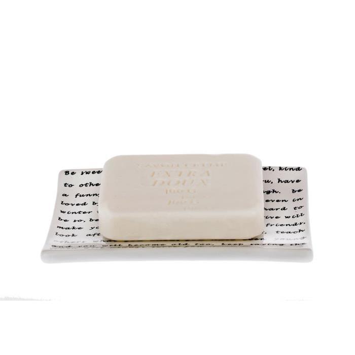 PoeME Porte savon - 1,5x9x13cm - Blanc