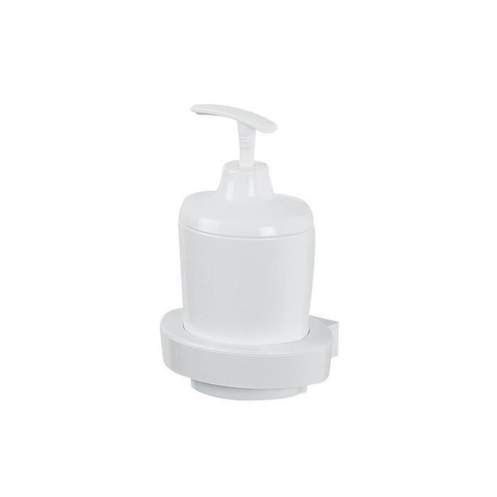 SPIRELLA Distributeur de savon Lemon - 11x8,5x16cm - Blanc