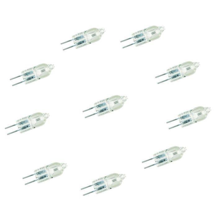 SYLVANIA Lot de 10 ampoules Ecohalo G4 20 W équivalent a 25 W