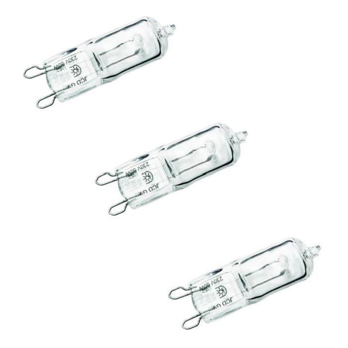 SYLVANIA Lot de 3 ampoules Hi-pin Ecohalo G9 18 W équivalent a 25 W