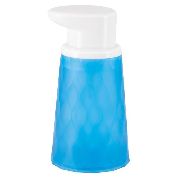 POOL Distributeur de savon - 15,7x8x8cm - Bleu