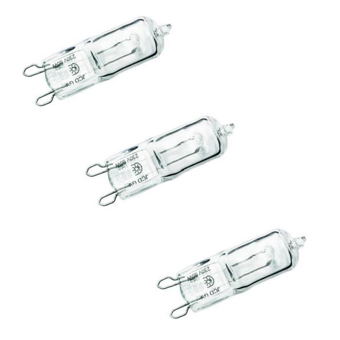 SYLVANIA Lot de 3 ampoules Hi-pin Ecohalo G9 28 W équivalent a 35 W