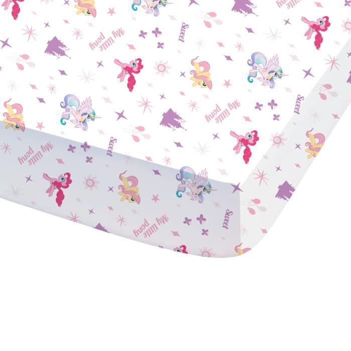 MY LITTLE PONY ROYALLY Drap housse enfant Coton 90 x 190 cm