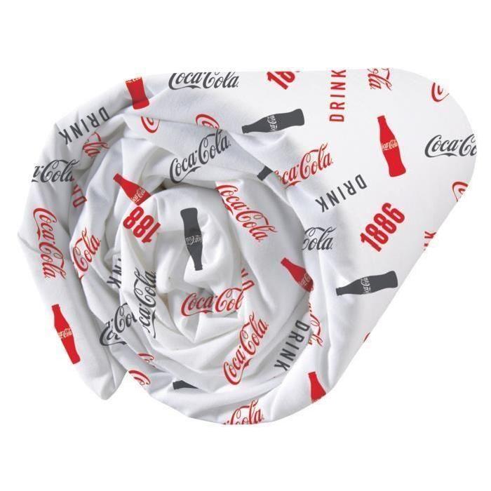 COCA COLA SPORT Drap housse 140 x 190 cm