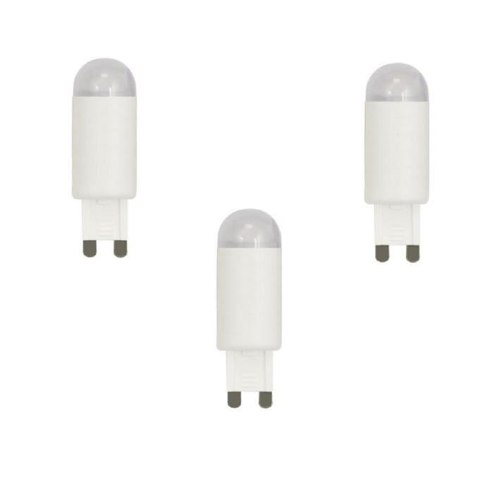 XQ-LITE Lot de 3 ampoules 6xLED G9 2 W équivalent a 20 W