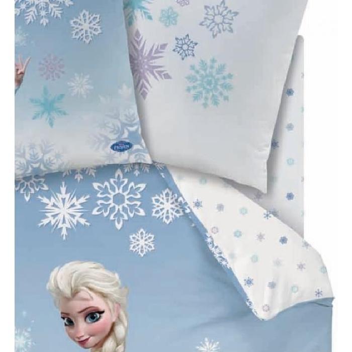 LA REINES DES NEIGES Drap housse enfant Coton 90 x 190 cm