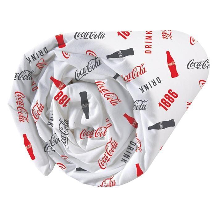 COCA COLA SPORT Drap housse 90 x 190 / 200 cm