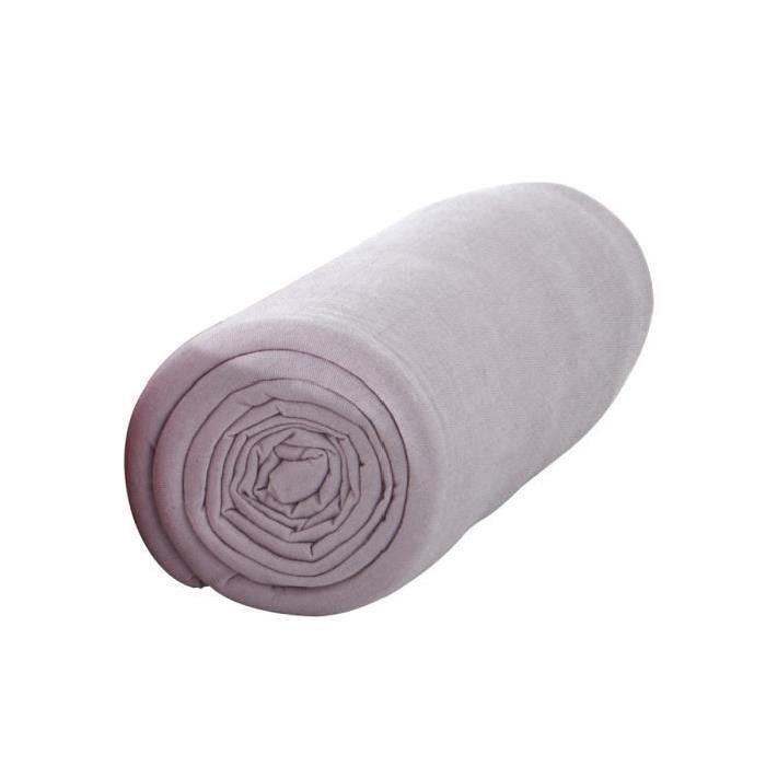 TODAY Drap housse Premium 160x200 cm+ 25 cm poudre de lilas