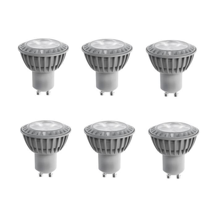 MACADAM LIGHTING Lot de 6 ampoules spot LED GU10 5 W 345 lm