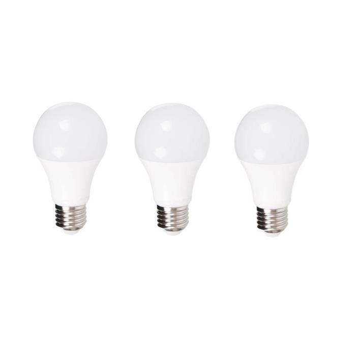 MACADAM LIGHTING Lot de 3 ampoules standard LED E27 10 W 806 lm