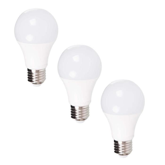 MACADAM LIGHTING Lot de 3 ampoules LED standard E27 7 W équivalent a 40 W blanc chaud