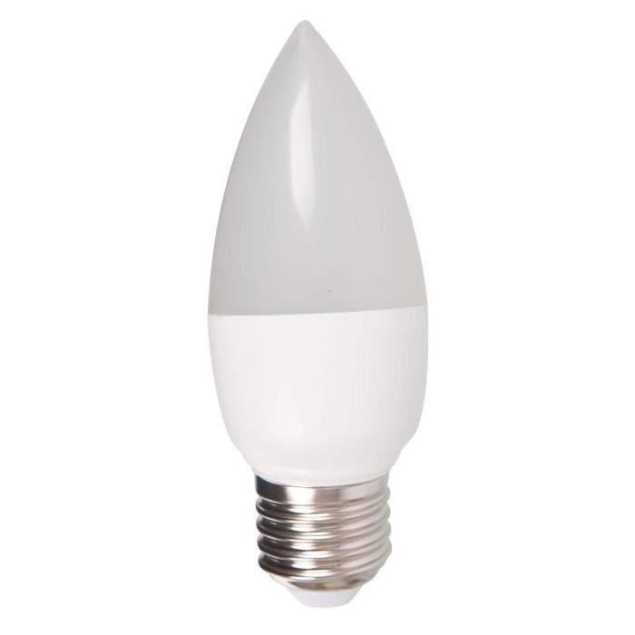 MACADAM LIGHTING Lot de 2 ampoules LED flamme E27 5,5 W équivalent a 40 W blanc chaud