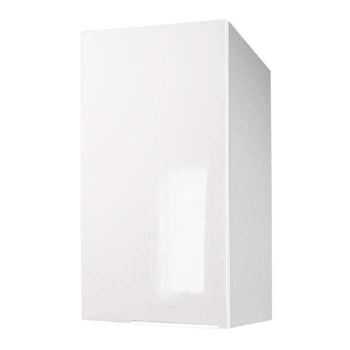 POP Meuble haut de cuisine L 40 cm - Blanc brillant