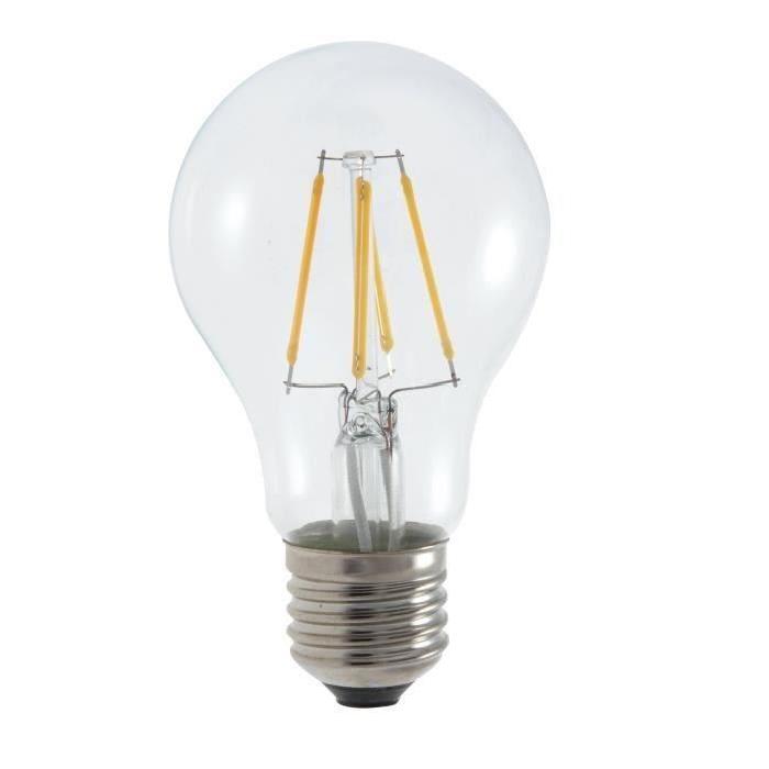 MACADAM LIGHTING Lot de 2 ampoules LED filament standard E27 7,5 W équivalent a 55 W dimmable blanc chaud