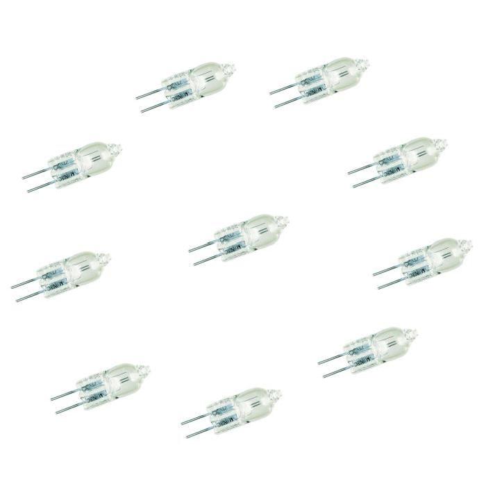 SYLVANIA Lot de 10 ampoules Ecohalo G4 10 W équivalent a 25 W