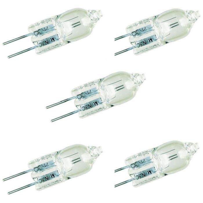 SYLVANIA Lot de 5 ampoules Ecohalo Capsule G4 20 W équivalent a 25 W