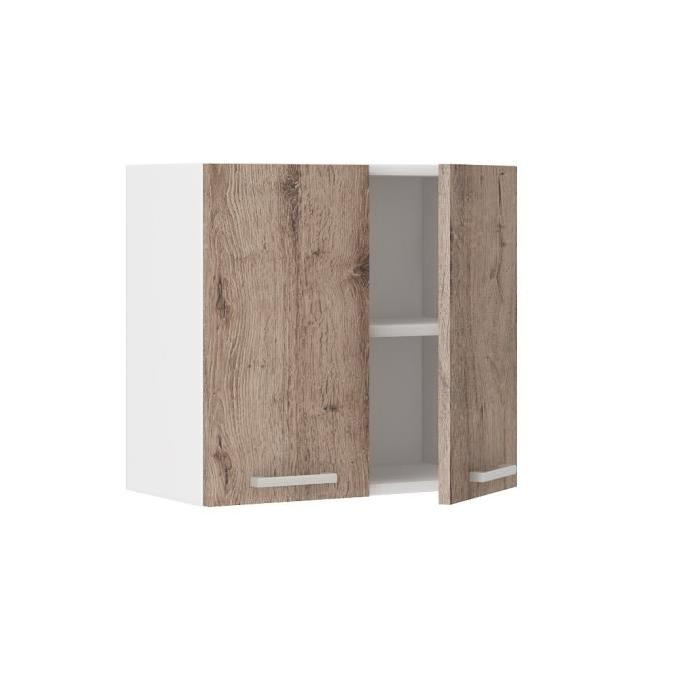 ULTRA Meuble haut de cuisine L 60 cm - Décor chene foncé