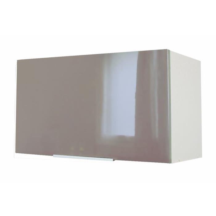 POP Meuble hotte L 60 cm - Taupe brillant