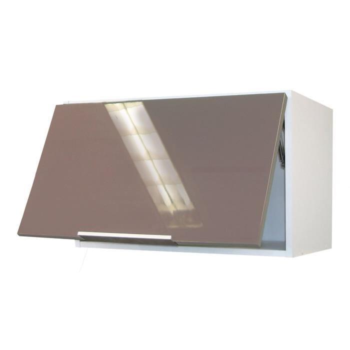 POP Meuble hotte L 60 cm - Taupe brillant