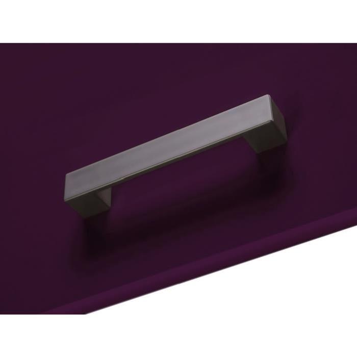 START Caisson haut de cuisine L 40 cm - Aubergine Brillant