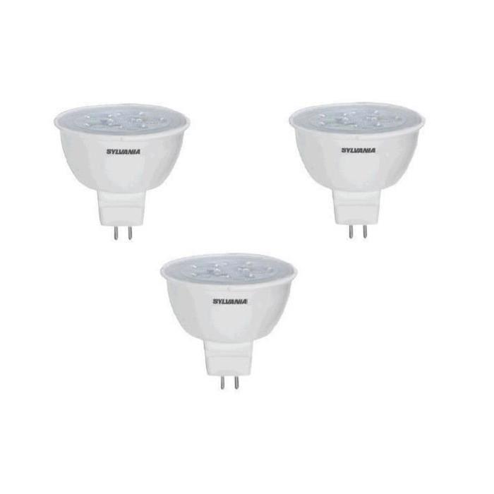 SYLVANIA Lot de 3 ampoules LED GU5,3 Refled MR16 5 W équivalent a 35 W