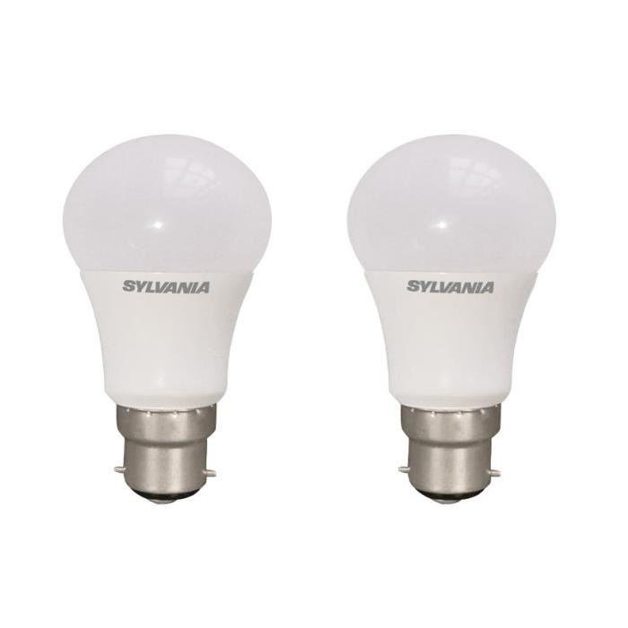 SYLVANIA Lot de 2 ampoules LED Toledo Retro B22 10 W équivalent a 60 W dimmable