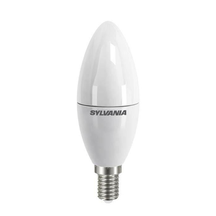 SYLVANIA Lot de 2 ampoules LED Toledo Candle Frosted E14 6 W équivalent a 40 W