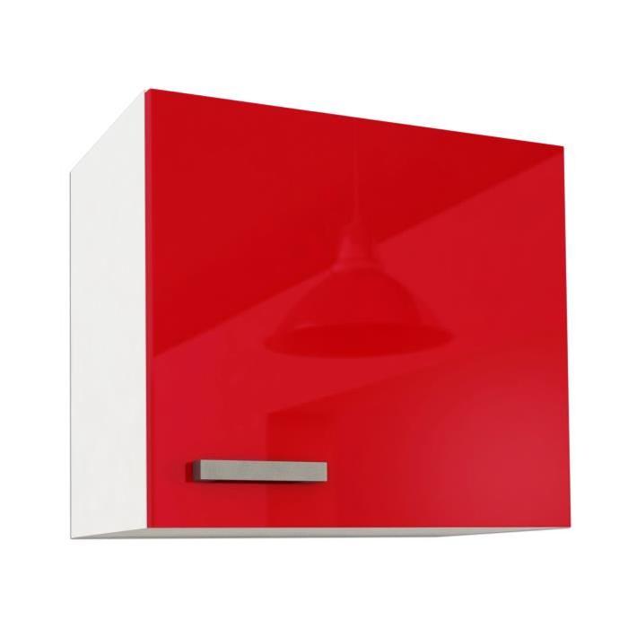 START Meuble haut de cuisine L 60 cm - Rouge Brillant