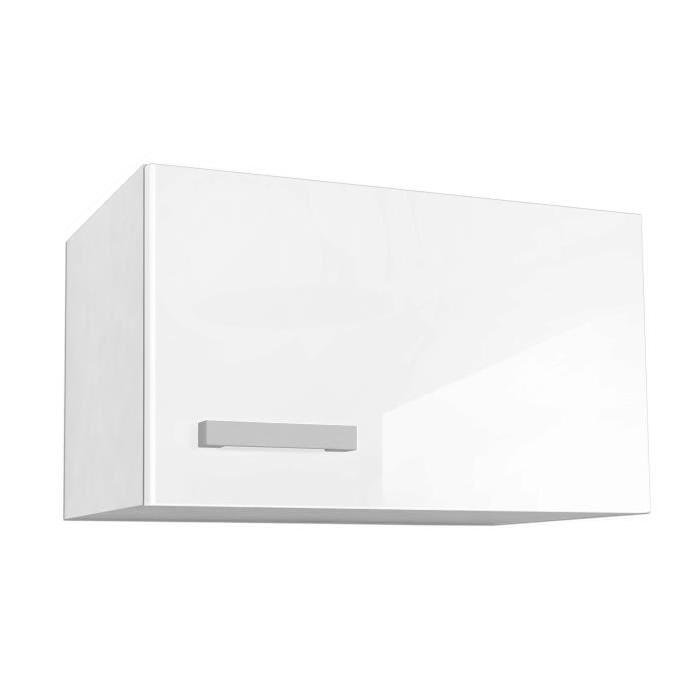 START Caisson haut de cuisine sur hotte L 60 cm - Blanc Brillant