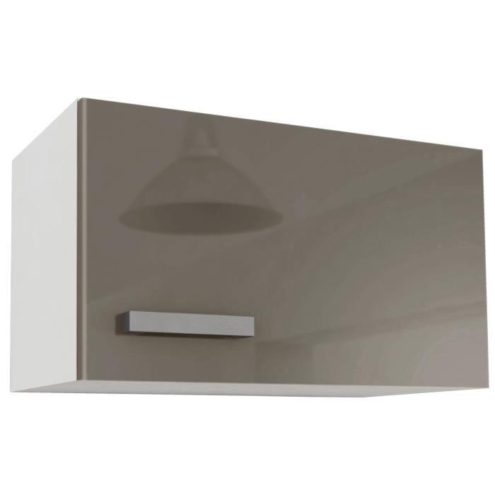 START Meuble hotte L 60 cm - Taupe brillant