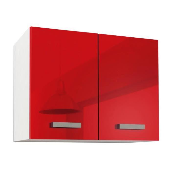 START Caisson haut de cuisine L 80 cm - Rouge Brillant