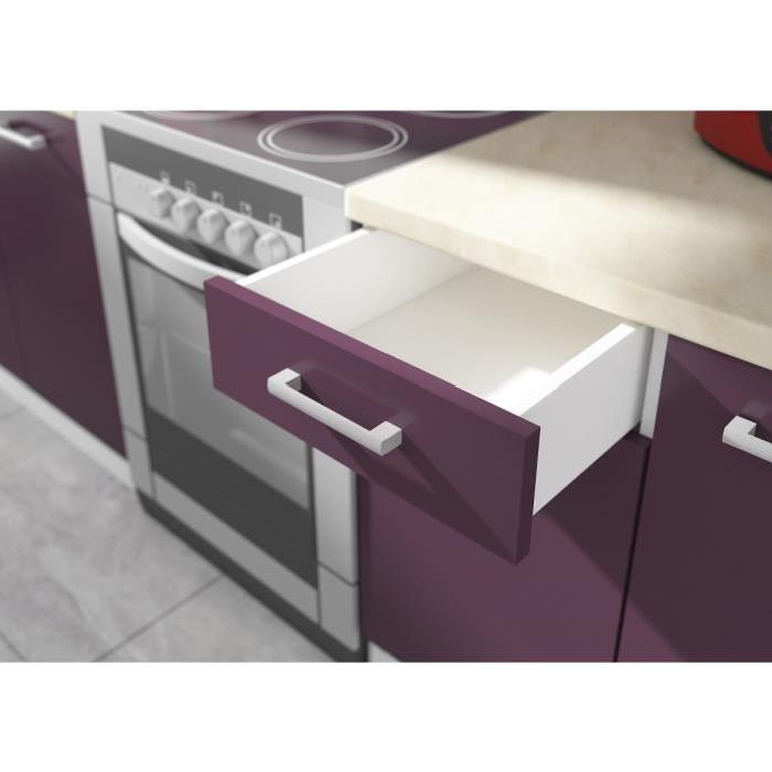 ULTRA Meuble haut de cuisine L 60 cm - Aubergine mat