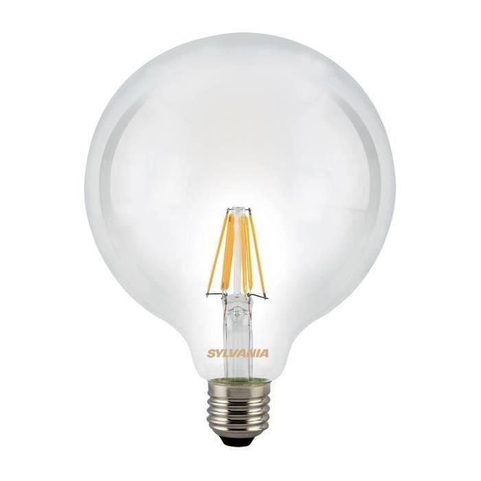 SYLVANIA Lot de 2 ampoules LED a filament Toledo RT G120 E27 7,5 W équivalent a 75 W