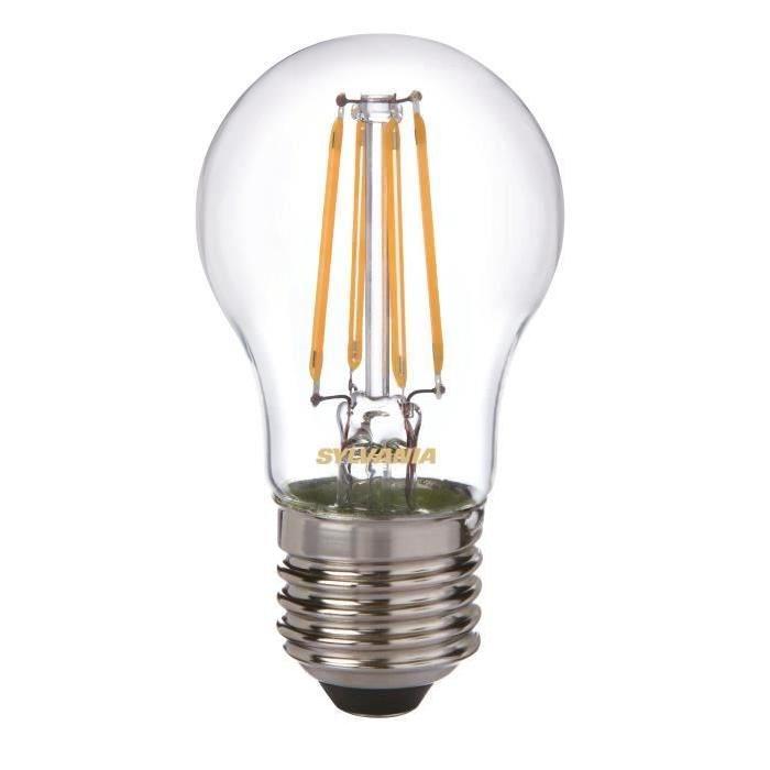 SYLVANIA Lot de 2 ampoules LED a filament Toledo RT Ball E27 4 W équivalent a 35 W