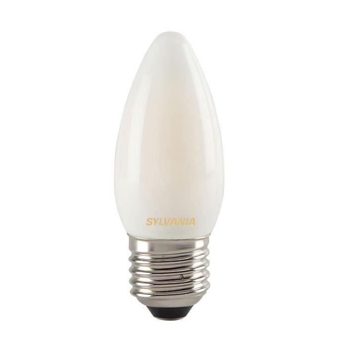 SYLVANIA Lot de 2 ampoules LED a filament Toledo RT Candle E27 4 W équivalent a 35 W