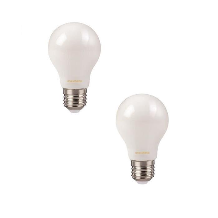 SYLVANIA Lot de 2 ampoules LED a filament Toledo RT A60 E27 7 W équivalent a 60 W