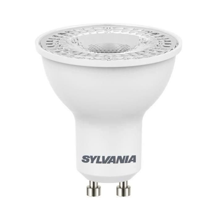 SYLVANIA Lot de 2 ampoules LED spot Refled ES50 V3 GU10 6,5 W équivalent a 65 W