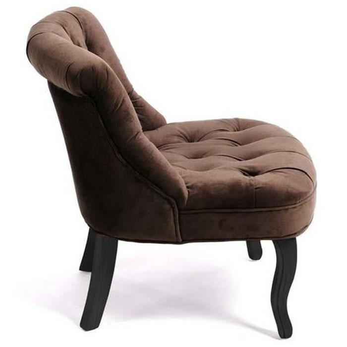 SOFT Fauteuil crapaud capitonné en tissu aspect...