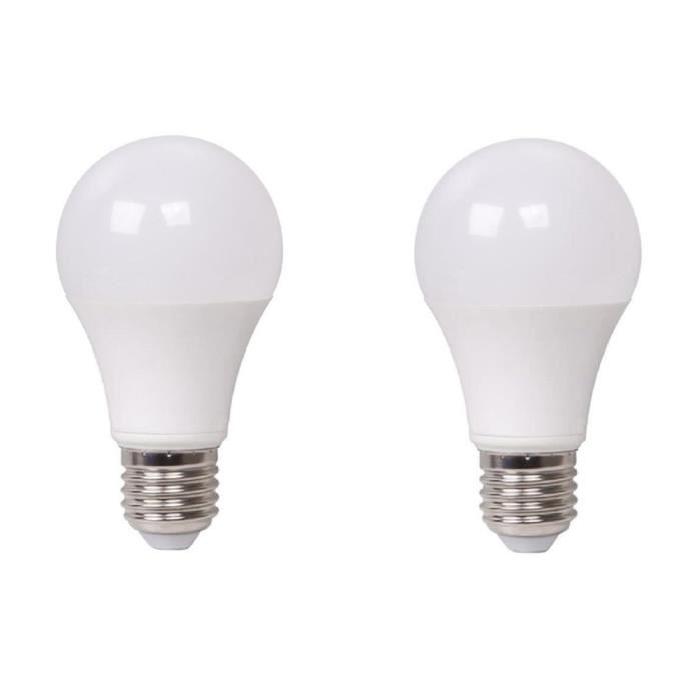 XQ-LITE Lot de 2 ampoules LED 27xLED E27 60 W équivalent a 60 W