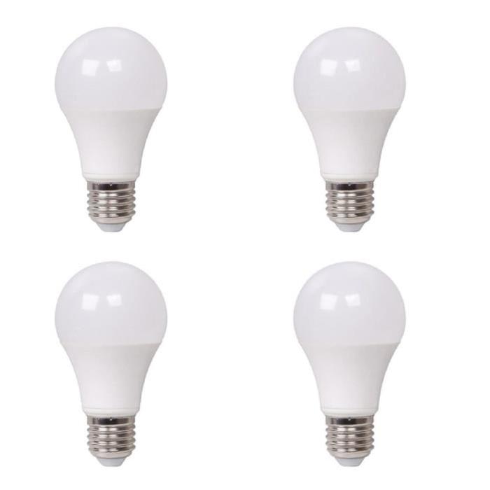 XQ-LITE Lot de 4 ampoules LED 27xLED E27 60 W équivalent a 60 W