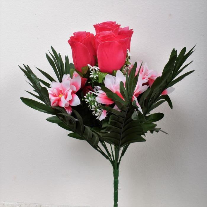 FLOW Bouquet de fleurs artificielles 38 cm rose