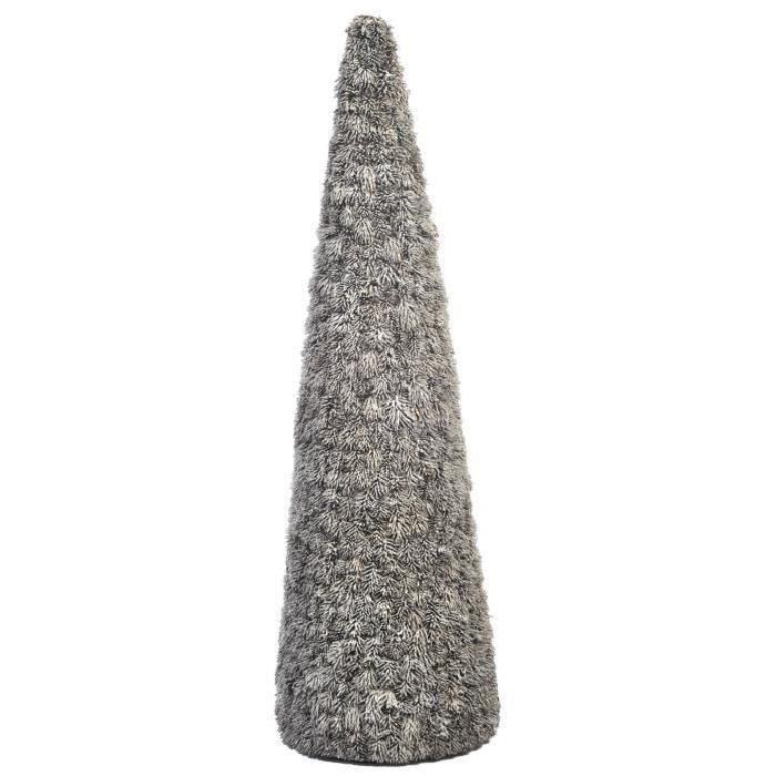 JOLIPA Sapin Cône pommes de pin séchées 90 cm gris