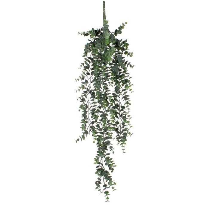 MICA DECORATIONS Lot de 2 Plantes artificielles Eucalyptus a suspendre - Vert