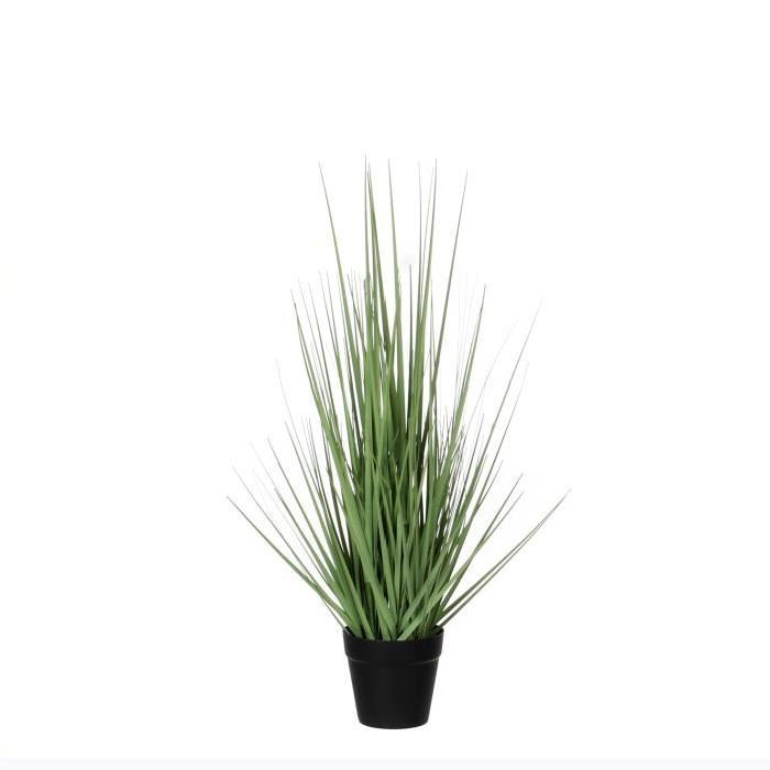 MICA DECORATIONS Plante artificielle Gras en pot plastique - Vert