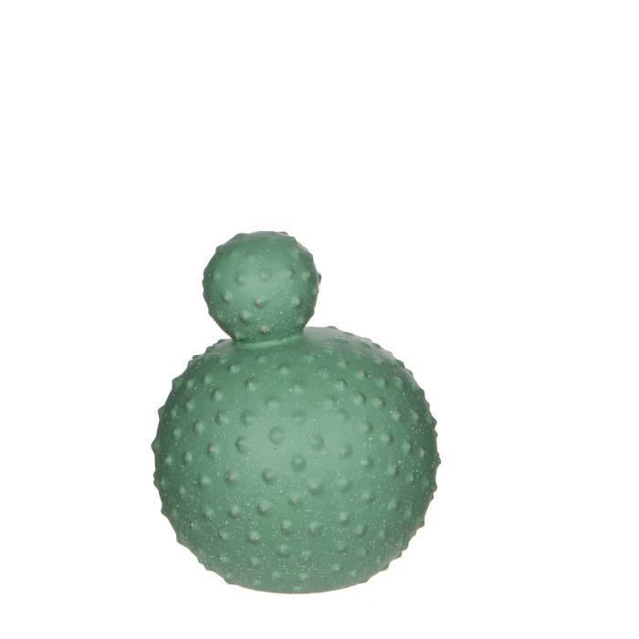 MICA DECORATIONS Cactus Déco Vert Menthe  H20,5 x d16,5 cm