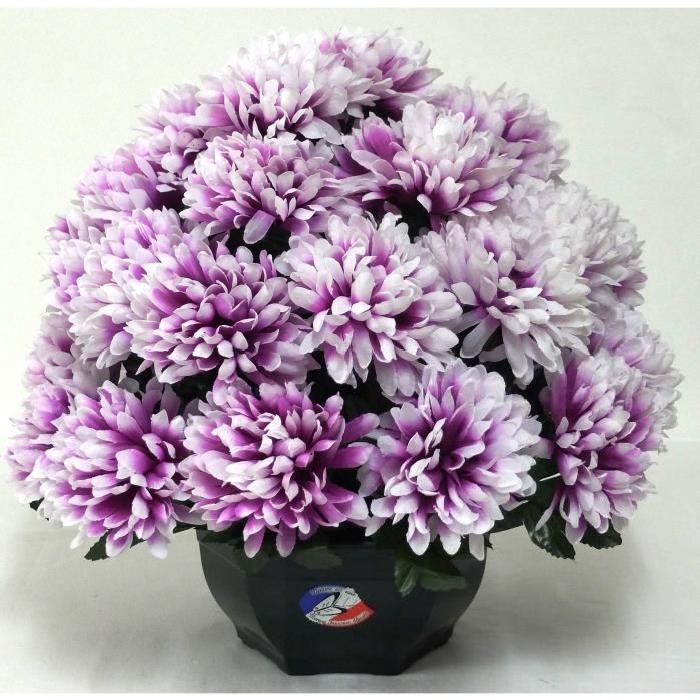 Fleur artificielle Coupe TGM de chrysanthemes - Mauve