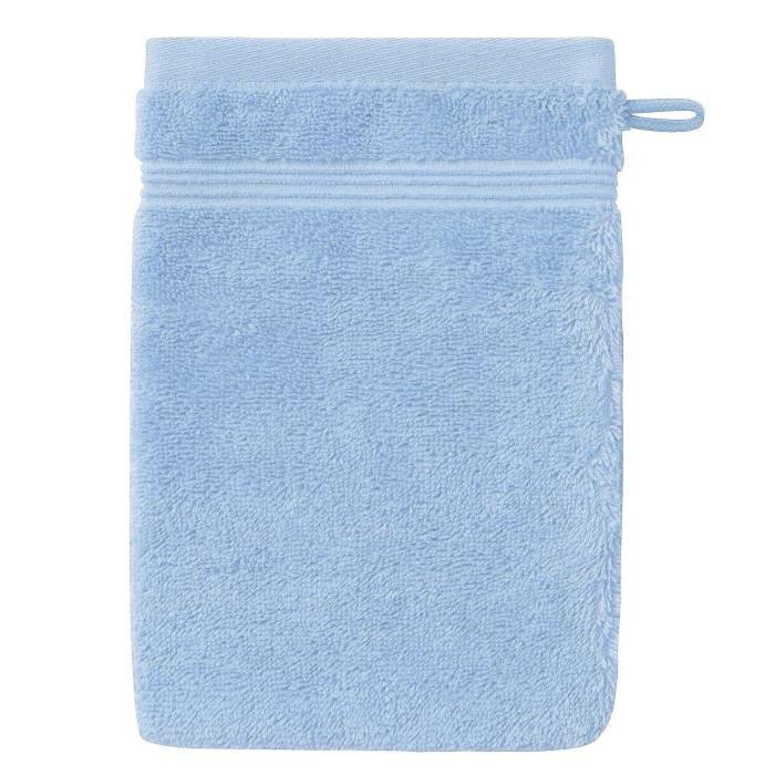 SANTENS Gant de Toilette  GRACE Ice Bleu 16 x 22 cm