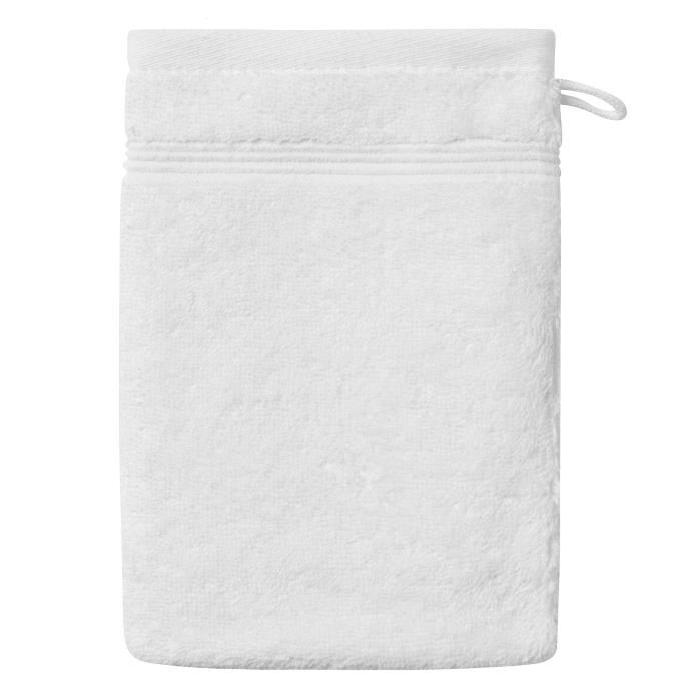 SANTENS Gant de Toilette  GRACE Blanc 16 x 22 cm